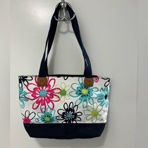Thirty One Demi Day Bag Loopsy Daisy Print
